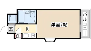 ハーバーヒル大倉山【3階】の間取り