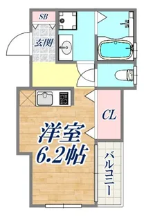 ワコーレヴィアーノ須磨月見山【2階】の間取り