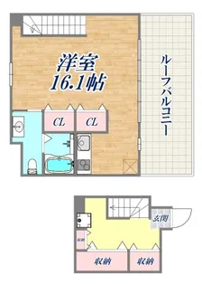 グラージェ三宮【12階】の間取り