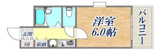 キャッスルアート新長田【5階】の間取り