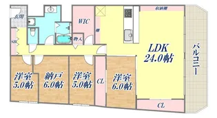 カサ・フェニックス北野【2階】の間取り