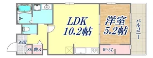 BENE OKAMOTO【3階】の間取り