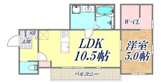 BENE OKAMOTO【3階】の間取り
