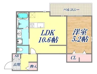 BENE OKAMOTO【3階】の間取り