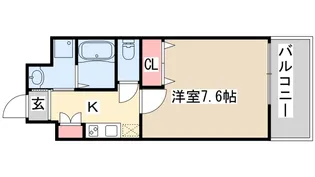 アドバンス神戸グルーブ【3階】の間取り