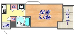 アルテハイム神戸県庁前【4階】の間取り