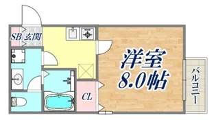 エスポワール(長田区)【2階】の間取り