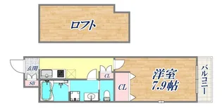 ワコーレヴィアーノ神戸上筒井通WEST【1階】の間取り