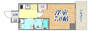 セレニテ神戸元町クレア【12階】の間取り