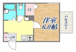 ラ・シャンブル名倉【2階】の間取り