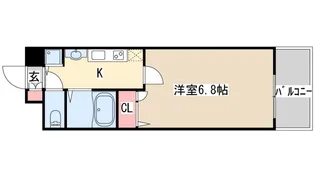 シッタビスタ神戸下山手通【4階】の間取り