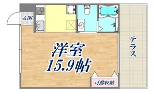 ラ・ウェゾン北野【1階】の間取り