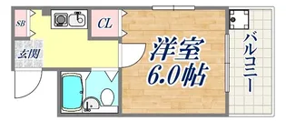 松原マンション【4階】の間取り