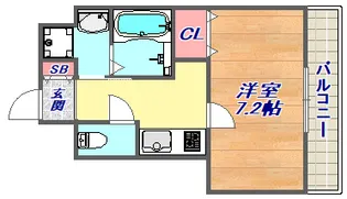 プライムライフ御影【5階】の間取り