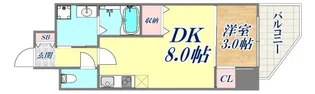 セレニテ神戸ミラクシュッド【3階】の間取り
