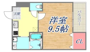 フジパレス神戸大倉山【101号室】の間取り