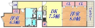 メインステージ兵庫【7階】の間取り
