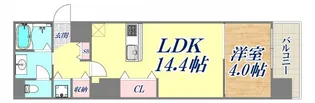 サンクラッソ三ノ宮加納町【3階】の間取り