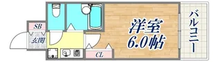 エスリード三宮フラワーロード【7階】の間取り