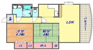 グリーンハウス大石【3階】の間取り