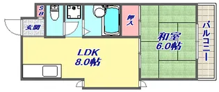 ラガール深江【3階】の間取り