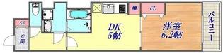 バックス神戸West【4階】の間取り