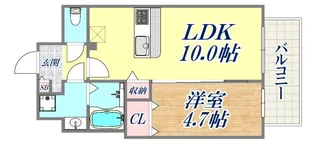 サニーコート神戸下山手【5階】の間取り