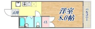 エステートピア板宿【2階】の間取り