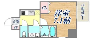 エスプレイス神戸ウエストモンターニュ【2階】の間取り