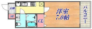 CITY SPIRE新神戸【10階】の間取り