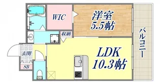 LUZKOBE【3階】の間取り