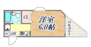 シンプルライフ王子【3階】の間取り