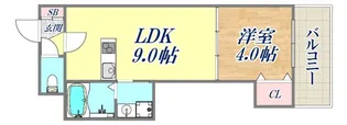 AXIA CITY兵庫【1階】の間取り