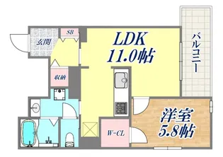 Sourire Okamoto 【1階】の間取り