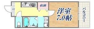 ハッピーコート垂水【5階】の間取り
