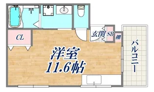 京屋ホームズ【3階】の間取り