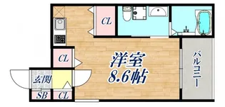 サンクラッソ神戸山手【1階】の間取り