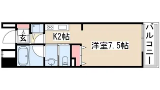 アーバネックス神戸駅前【8階】の間取り