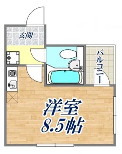 プラザ山崎【5階】の間取り