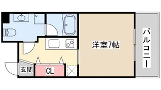 チェメント【4階】の間取り