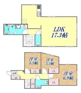 SOLARE摩耶の間取り