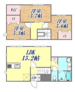 SOLARE摩耶の間取り