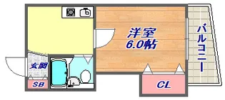 ロマネスク六甲【4階】の間取り
