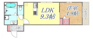フルール花隈町【2階】の間取り