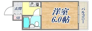コスモメイト北野【3階】の間取り