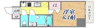 CREST TAPP DITA 神戸西パークフロント【403号室】の間取り