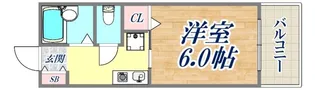 ルシェール房王寺【1階】の間取り