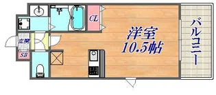 プレサンスKOBEアモーレ【2階】の間取り