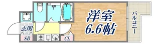 エステムコート新神戸エリタージュ【4階】の間取り