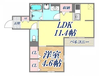 ベラフォレスタ【2階】の間取り